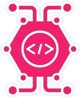 Cell Reprogramming Vector Icon Style