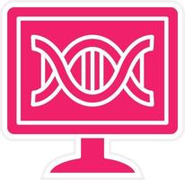 Computational Biology Vector Icon Style
