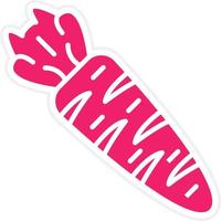 Carrot Vector Icon Style