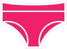 Underwear Vector Icon Style