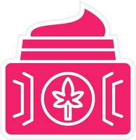 Cbd Cream Vector Icon Style