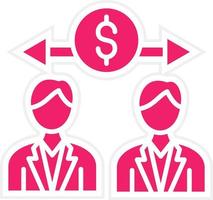 Business Relationship Vector Icon Style