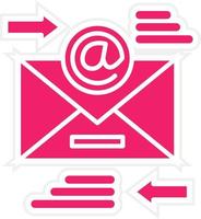 Email Transfer Vector Icon Style