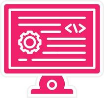Backend Development Vector Icon Style