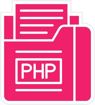 php archivo vector icono estilo