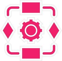 Algorithm Vector Icon Style