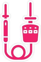 Voltage Indicator Vector Icon Style