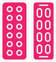 Pills Packet Vector Icon Style