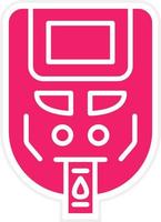 Glucometer Vector Icon Style