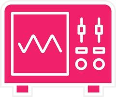 Oscilloscope Vector Icon Style