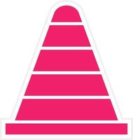 Cone Vector Icon Style