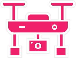 Camera Drone Vector Icon Style