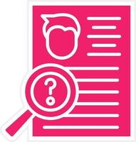 Background Check Vector Icon Style
