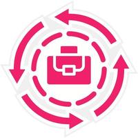 Career Change Vector Icon Style