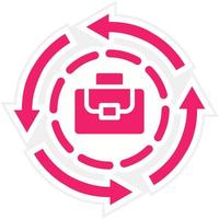 Career Change Vector Icon Style