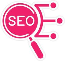 Search Engine Optimisati Vector Icon Style