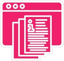Documentation Portal Vector Icon Style