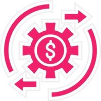 Procedure Cost Vector Icon Style