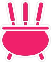 Incense Vector Icon Style