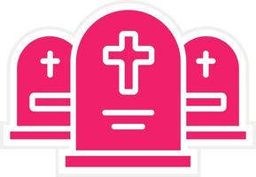 Graveyard Vector Icon Style