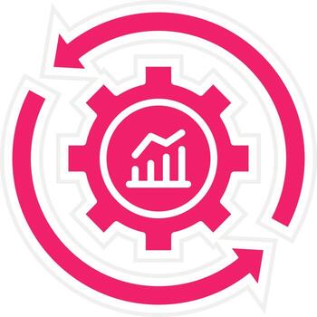 Optimization Vector Icon Style