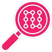 Pattern Recognition Vector Icon Style