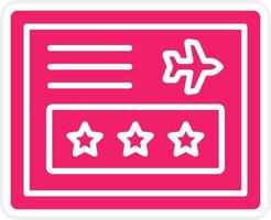 Frequent Flyer Program Vector Icon Style