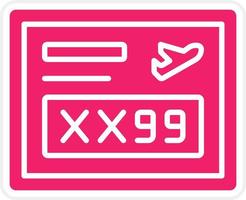 Codeshare Flight Vector Icon Style