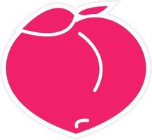 Peach Vector Icon Style