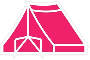 Luxury Camp Vector Icon Style