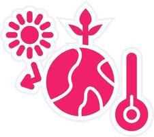 Greenhouse Effect Vector Icon Style