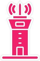 Control Tower Vector Icon Style