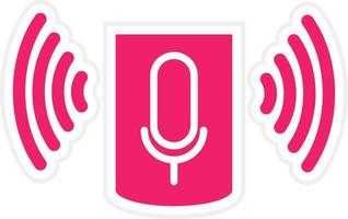 Voice Assistant Vector Icon Style