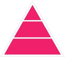 Pyramid Vector Icon Style