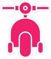 Scooter Vector Icon Style