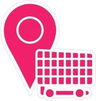 Shopping Destination Vector Icon Style