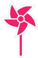 Pinwheel Vector Icon Style