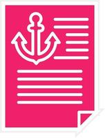 Anchor Text Vector Icon Style