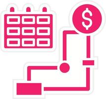 Investment Plan Vector Icon Style