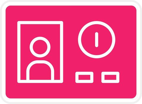 intercomunicador vector icono estilo