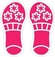Slippers Vector Icon Style