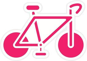 Bicycle Vector Icon Style