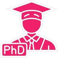 Phd Vector Icon Style