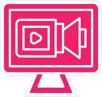 Live Streaming Vector Icon Style