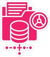 Data Controller Vector Icon Style