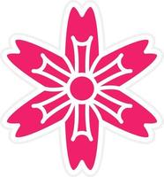 Nasturtium Vector Icon Style