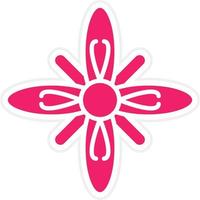 Garlic Mustard Vector Icon Style
