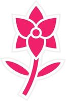 Orchid Vector Icon Style