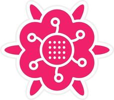Strawberry Blossoms Vector Icon Style
