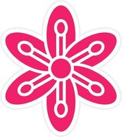 Tiger Lily Vector Icon Style